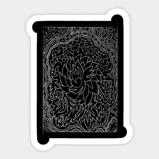 Cancer Flower Sticker